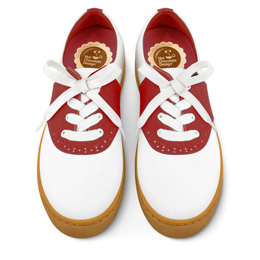 Saddle Red Women's Casual Sneakers