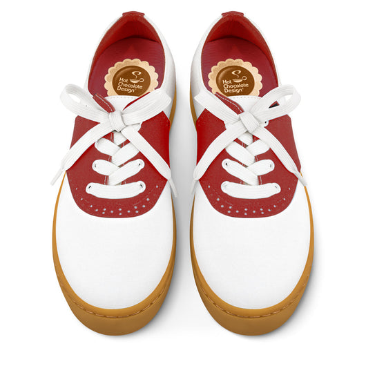 Tênis Casual Vermelho Saddle