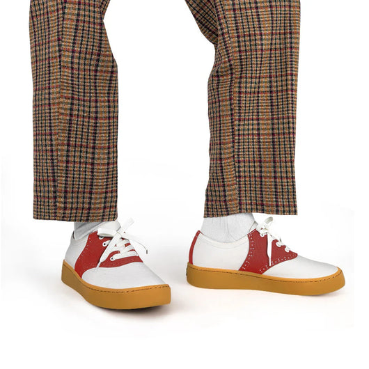 Saddle Red Casual Sneaker - Tekeno