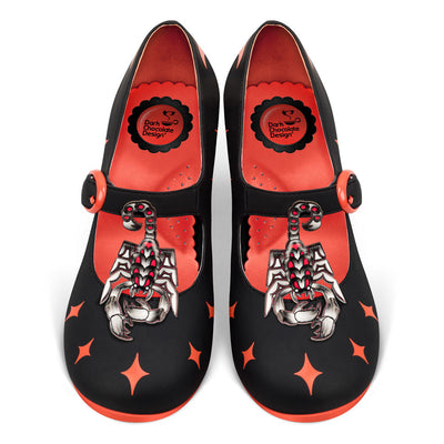 Tacones Mary Jane Scorpio para Mujer - Diseño Zodiacal Audaz