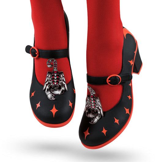 Tacones Mary Jane Scorpio para Mujer - Diseño Zodiacal Audaz