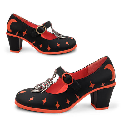 Tacones Mary Jane Scorpio para Mujer - Diseño Zodiacal Audaz