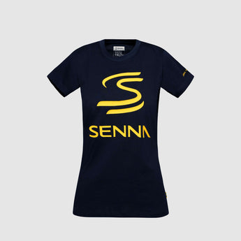 Senna Womens Legacy Logo Tee Navy | Senna Store