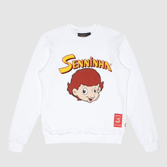 Senna Senninha Oversize Crewneck Sweat White | Senna Store