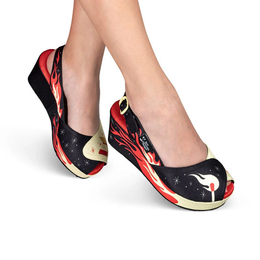 Chocolaticas® She's On Fire Women's Sandal - Tekeno