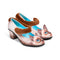 Zapatos Mary Jane con Tacón Medio Estampado Gato Siamés