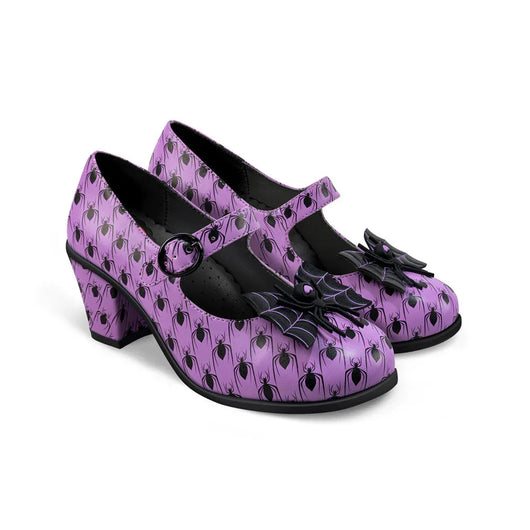 Chocolaticas® Mid Heels Spider Tooth Women's Mary Jane Pump - Tekeno
