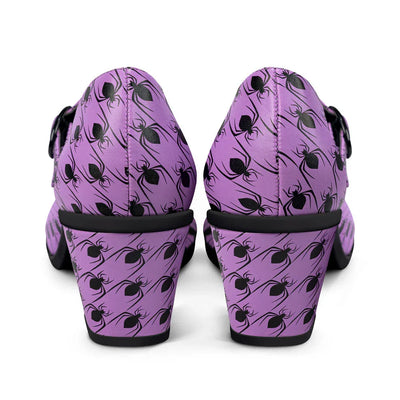 Chocolaticas® Mid Heels Spider Tooth Women's Mary Jane Pump - Tekeno