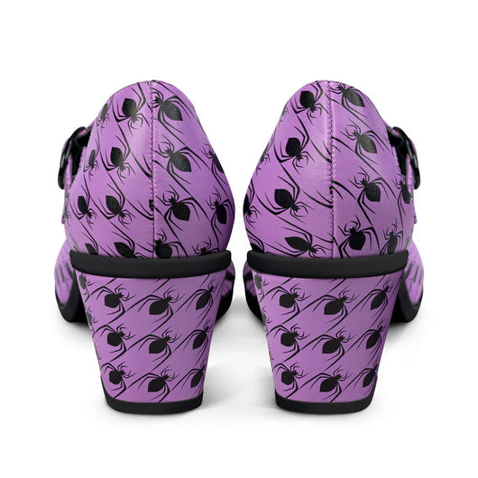 Chocolaticas® Mid Heels Spider Tooth Women's Mary Jane Pump - Tekeno