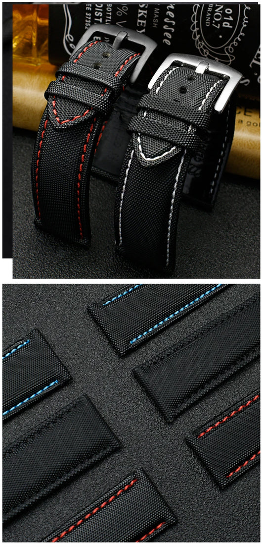 Correa de Reloj Nylon Canvas Tiansuo Haixing para Hombre - Image 35