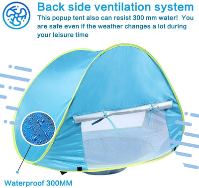 Carpa Portátil para Bebé con Protección UV - Refugio Solar para Playa y Piscina - Image 20