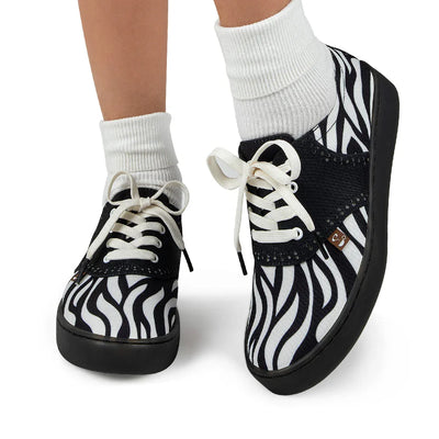 Saddle Zebra Casual Sneaker - Tekeno