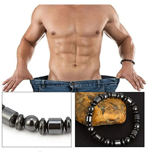 Pulsera Magnética de Terapia para Pérdida de Peso con Piedra Pentagrama - Image 11