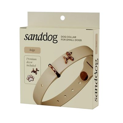 Ballon Beige Dog Collar | Premium Collar | SANDDOG - Tekeno