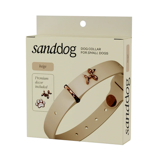 Ballon Beige Dog Collar | Premium Collar | SANDDOG - Tekeno
