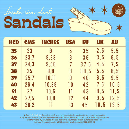 Chocolaticas® Country Star Women's Sandal