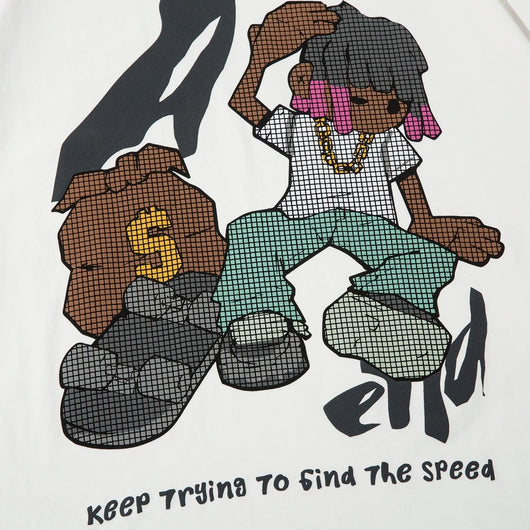 Playera Estampada con Diseño de Caricaturas para Hombre - Image 16