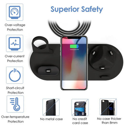 Estación de Carga 4 en 1 para iPhone, Apple Watch, AirPods y más - Image 18