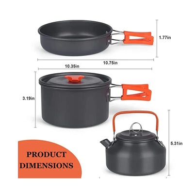 Kit de Cocina Portátil para Camping - Juego Completo de Aluminio - Image 13