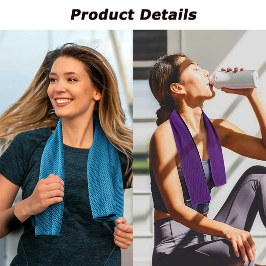 Toalla Deportiva de Enfriamiento Instantáneo - Microfibra Ice Cool para Gym, Yoga y Running - Image 15