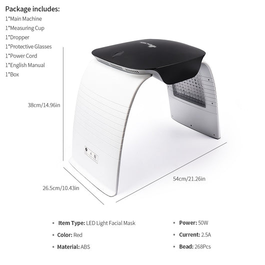 Dispositivo LED Fotón Rechazo de Calor y Frío para Rejuvenecimiento Facial - Image 11