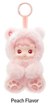 [Em estoque] POPMART HACIPUPU Série Ursinho de Goma - Caixa surpresa de pingente de pelúcia de vinil (LACRADA)