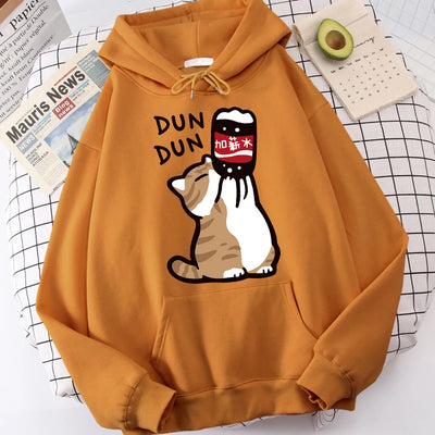Sudadera con Capucha Gato Divertido - Aumento de Sueldo para Hombre - Image 21
