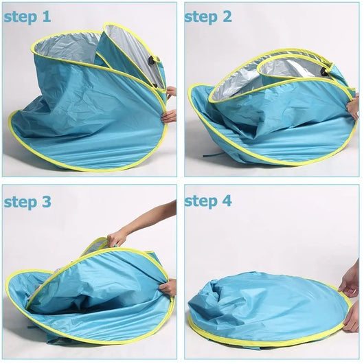 Carpa Portátil para Bebé con Protección UV - Refugio Solar para Playa y Piscina - Image 18