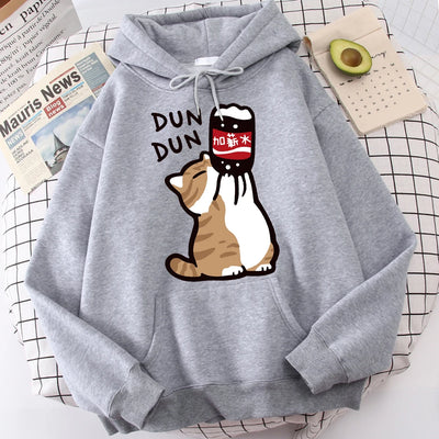 Sudadera con Capucha Gato Divertido - Aumento de Sueldo para Hombre - Image 25