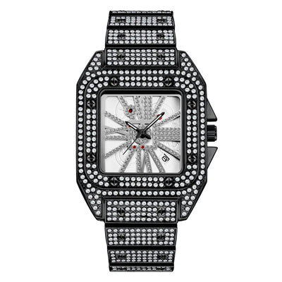 Reloj Hombre Hip Hop Diamantes Esfera Grande Cuarzo - Image 18