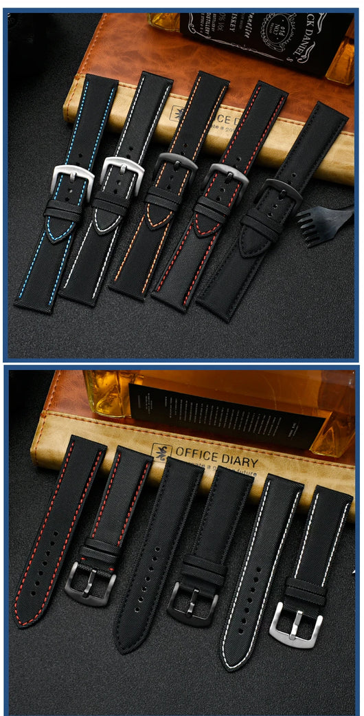Correa de Reloj Nylon Canvas Tiansuo Haixing para Hombre - Image 43
