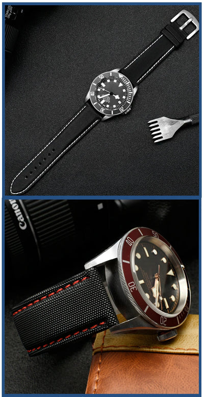 Correa de Reloj Nylon Canvas Tiansuo Haixing para Hombre - Image 47