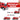 Set 3 Camiones de Bomberos 5.5" + 6 Figuras Metal Fundido - Tekeno