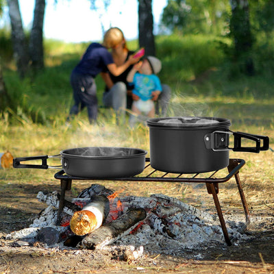 Set de Utensilios de Cocina para Camping Odoland de 15 Piezas: Tu Compañero Culinario en la Naturaleza - Tekeno