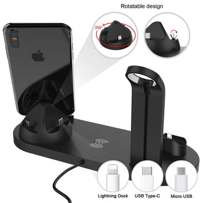 Estación de Carga 4 en 1 para iPhone, Apple Watch, AirPods y más - Image 14