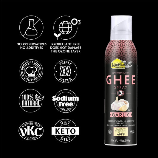 Two Pack de Ghee en Spray Karavansay – Original + Ajo - Tekeno