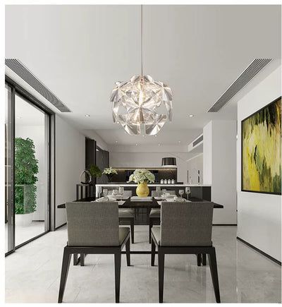 Lámpara Colgante Manzana LED Acrílica para Sala de Estar - Image 21