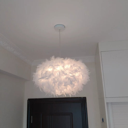 Lámpara de Techo Moderna Plumas para Sala y Dormitorio - Image 26