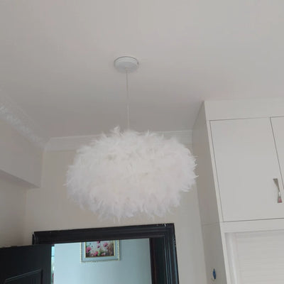 Lámpara de Techo Moderna Plumas para Sala y Dormitorio - Image 28