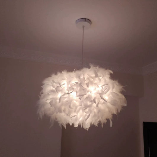 Lámpara de Techo Moderna Plumas para Sala y Dormitorio - Image 14