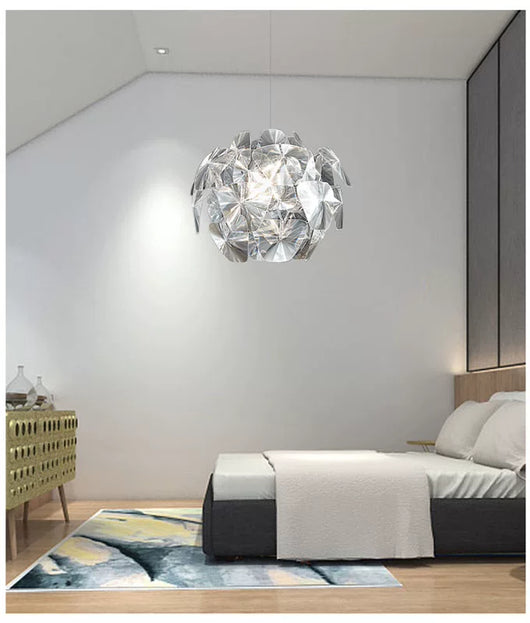 Lámpara Colgante Manzana LED Acrílica para Sala de Estar - Image 17