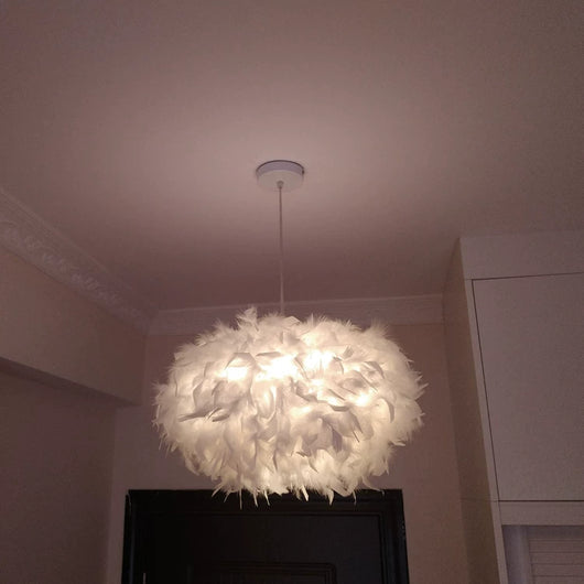 Lámpara de Techo Moderna Plumas para Sala y Dormitorio - Image 16