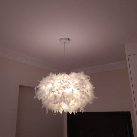 Lámpara de Techo Moderna Plumas para Sala y Dormitorio - Image 24