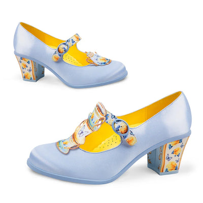 Chocolaticas® Mid Heels Tea Party Women's Mary Jane Pump - Tekeno
