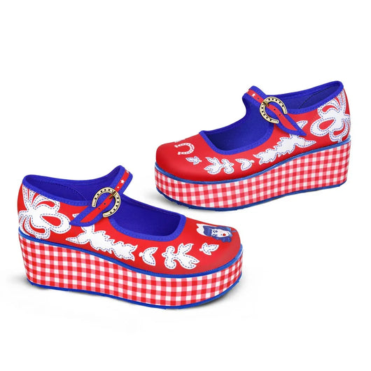 Chocolaticas® Cowgirl Women's Mary Jane Platform - Tekeno