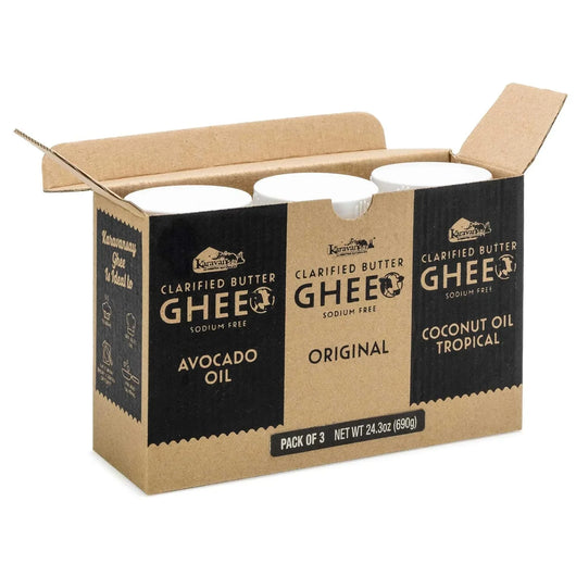 Tripack de Ghee Karavansay – Original + Aguacate + Coco - Tekeno