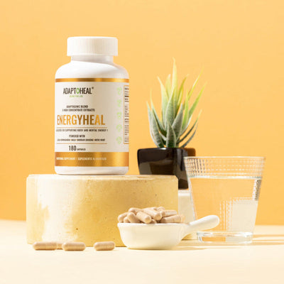 ENERGYHEAL – Complexo adaptogênico para vitalidade e energia diária - 180 Cáps