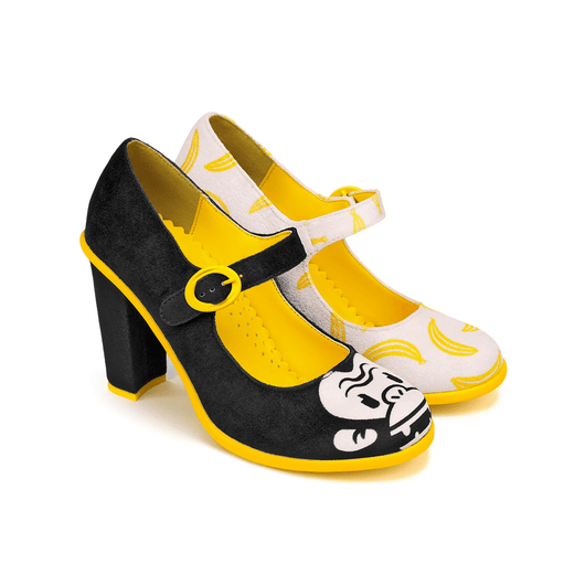 Chocolaticas® Monkey Business Women's High Heel Mary Jane Shoes