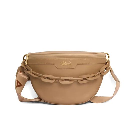 Pochete de Couro Taupe