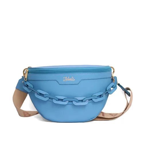 Riñonera de Cuero Azul Gucci